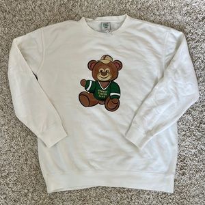 Stoney Clover Lane Teddy Bear Sweatshirt L/XL NWT
